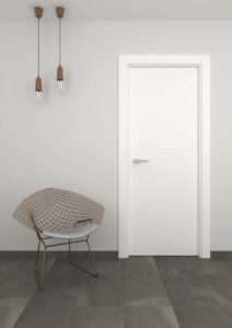 Puerta interior de aluminio fresada modelo N 200 2FH