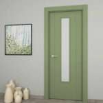 Puerta interior de aluminio fresada modelo N 200 2FV_V