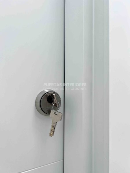 Puerta exterior con 2 lineas verticales fresadas - Imagen 8