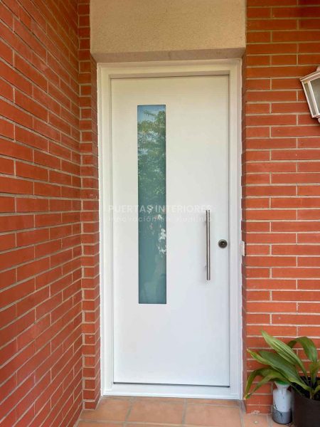 Puerta exterior con un vidrio largo - Imagen 2