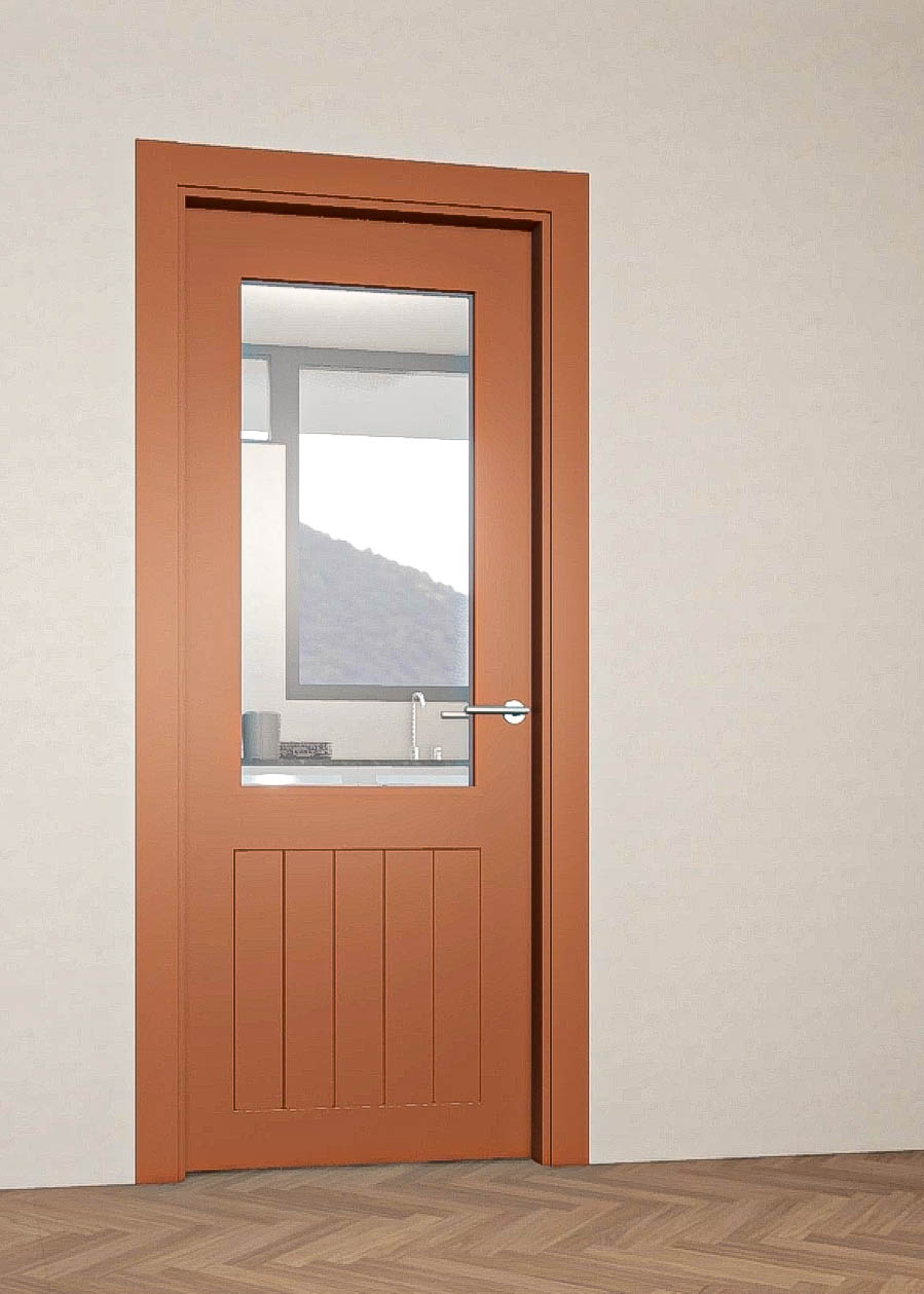 Puerta Interior Moderna MOD.8500-precio base roble o haya -indique si desea  otro tipo de madera