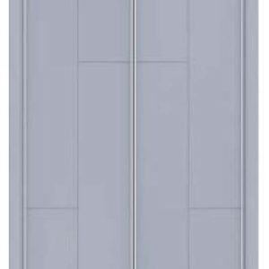 Puertas correderas para armario empotrado de aluminio modelo con rayas desiguales