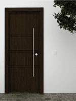 Puerta exterior con 6 lineas horizontales fresadas - Imagen 2