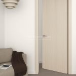 Puerta interior abatible o corredera de ALUMINIO lisa