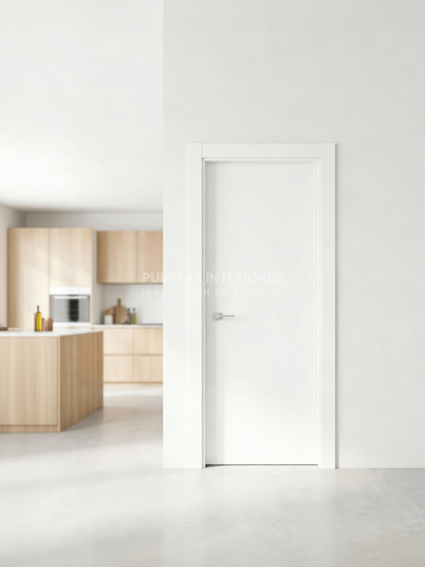 Puerta interior de aluminio para cocina moderna